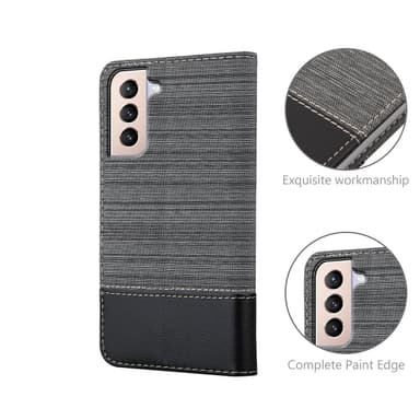 Samsung Galaxy S21 PLUS Plånboksfodral Skal (Grå)