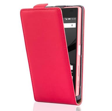 Sony Xperia Z5 COMPACT Flipfodral Skal (Röd)