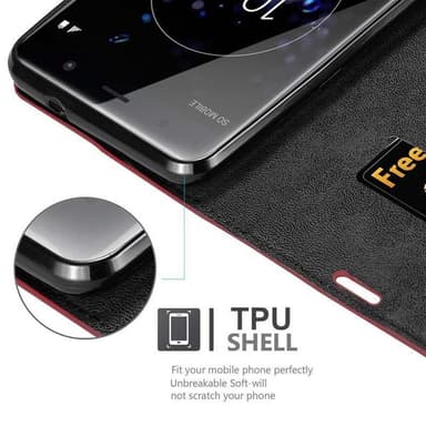 Sony Xperia XZ2 PREMIUM Skal Fodral Case (Röd)