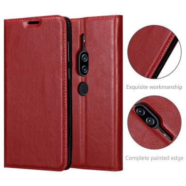 Sony Xperia XZ2 PREMIUM Skal Fodral Case (Röd)