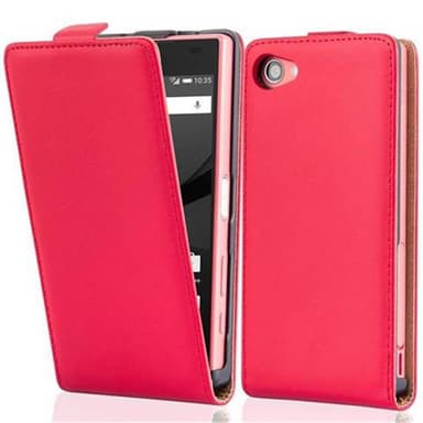 Sony Xperia Z5 COMPACT Flipfodral Skal (Röd)