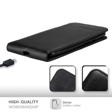 Motorola MOTO X PLAY Flipfodral Skal (Svart)