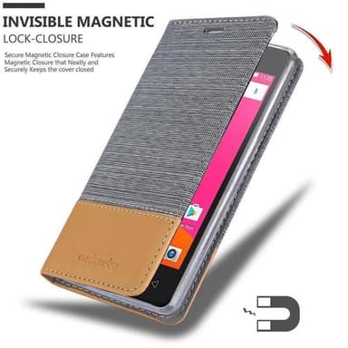 Lenovo B Plånboksfodral Skal (Grå)