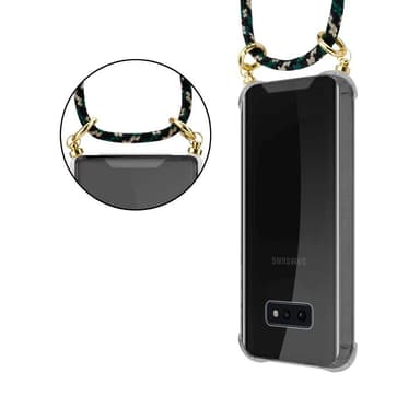 Samsung Galaxy S10e Skal Fodral Kedja (Brun)