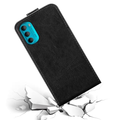 Motorola MOTO G71 5G Flipfodral Skal (Svart)