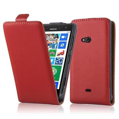 Nokia Lumia 625 Flipfodral Skal (Röd)