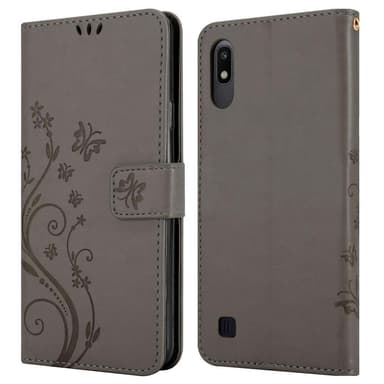 Samsung Galaxy A10 / M10 Plånboksfodral Skal (Grå)
