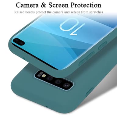 Samsung Galaxy S10 PLUS Skal Fodral Case (Grön)