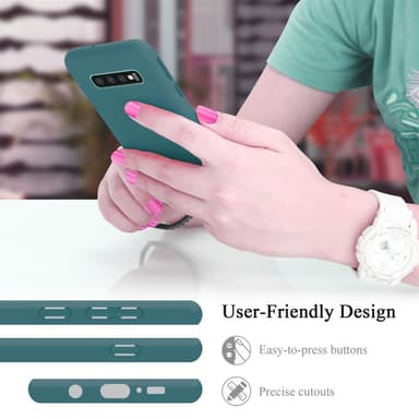 Samsung Galaxy S10 PLUS Skal Fodral Case (Grön)