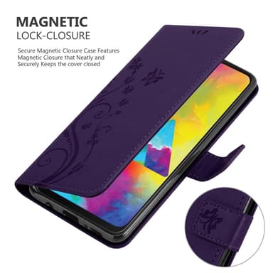 Samsung Galaxy M21 / M30s Plånboksfodral Skal (Lila)