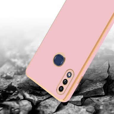 Samsung Galaxy A10s / M01s Skal Fodral Case (Rosa)