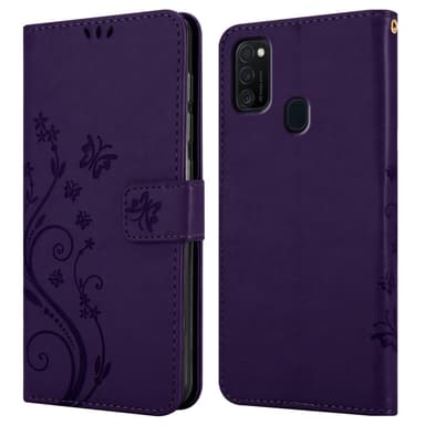 Samsung Galaxy M21 / M30s Plånboksfodral Skal (Lila)