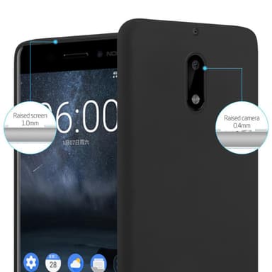 Skal Nokia 6 2017 Fodral Case (Svart)