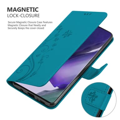 Samsung Galaxy NOTE 20 ULTRA Plånboksfodral Skal (Blå)