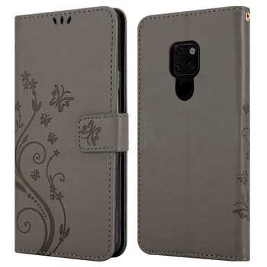 Huawei MATE 20 Plånboksfodral Skal (Grå)
