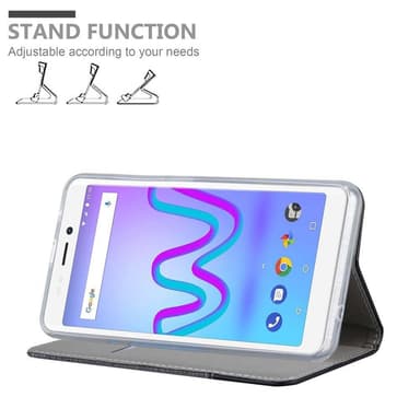 WIKO JERRY 3 Plånboksfodral Skal (Grå)