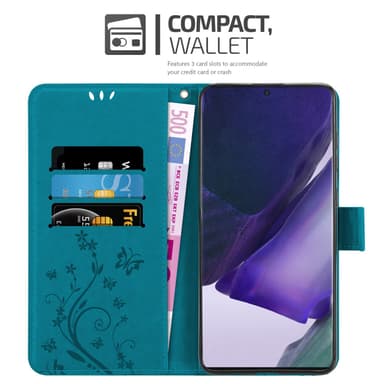 Samsung Galaxy NOTE 20 ULTRA Plånboksfodral Skal (Blå)