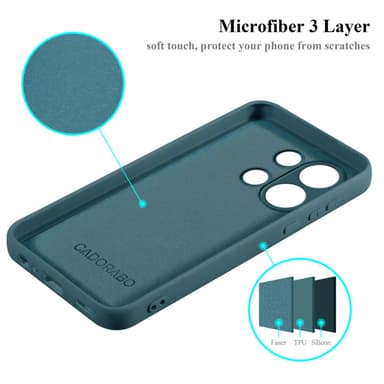 Redmi Note 13 4G Skal Fodral Case (Grön)