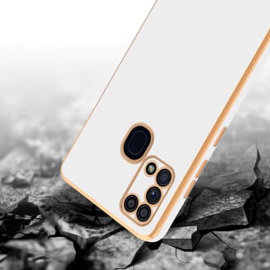 Samsung Galaxy M31 Skal Fodral Case (Vit)