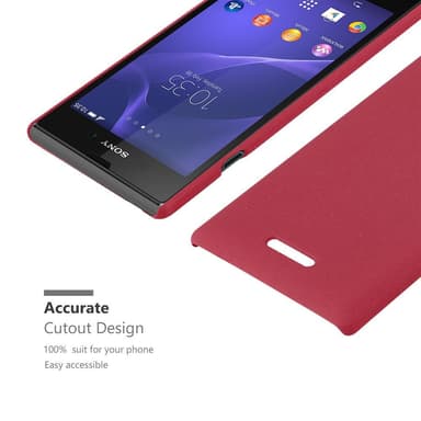 Sony Xperia T3 Skal Fodral Case (Röd)