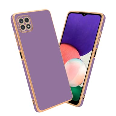 Samsung Galaxy A22 5G Skal Fodral Case (Lila)