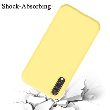 Samsung Galaxy A70 / A70s Skal Fodral Case (Gul)
