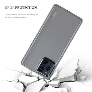 Oppo FIND X3 PRO Skal Fodral Case (Transparent)