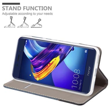 Honor 6C PRO Plånboksfodral Skal (Blå)