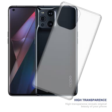 Oppo FIND X3 PRO Skal Fodral Case (Transparent)