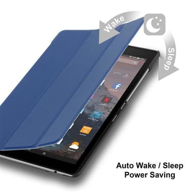 Kindle FIRE HD 10 2017 (7. Gen.) Skal Fodral Case (Blå)