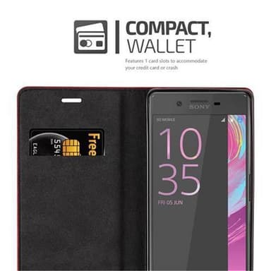 Sony Xperia X Skal Fodral Case (Röd)