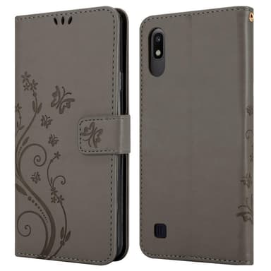 Samsung Galaxy A10 / M10 Plånboksfodral Skal (Grå)