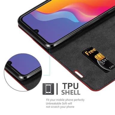 Honor 8A PRIME Skal Fodral Case (Röd)