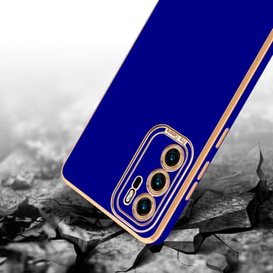 Huawei P40 Skal Fodral Case (Blå)