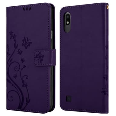 Samsung Galaxy A10 / M10 Plånboksfodral Skal (Lila)