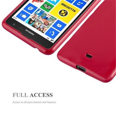 Nokia Lumia 625 Skal Fodral Case (Röd)
