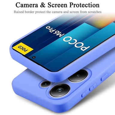 Xiaomi Poco M6 Pro Skal Fodral Case (Lila)