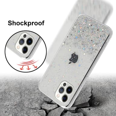 iPhone 12 PRO MAX Skal Fodral Case (Transparent)