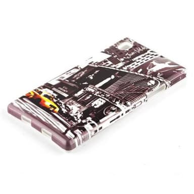 Sony Xperia Z1 Skal Fodral Case (Grå)