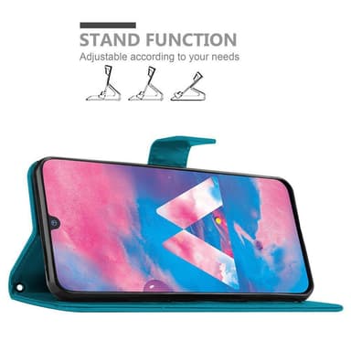 Samsung Galaxy M30 / A40s Plånboksfodral Skal (Blå)