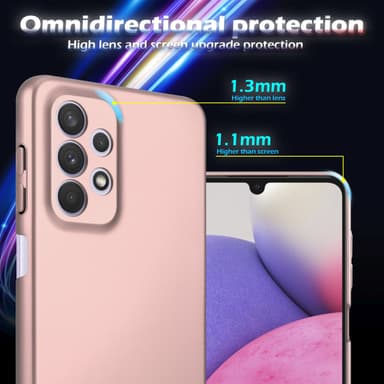 Samsung Galaxy A33 5G Skal Fodral Case (Rosa)