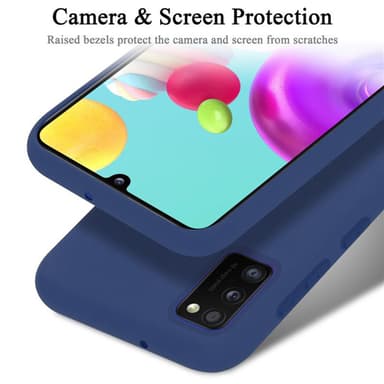 Samsung Galaxy A41 Skal Fodral Case (Blå)