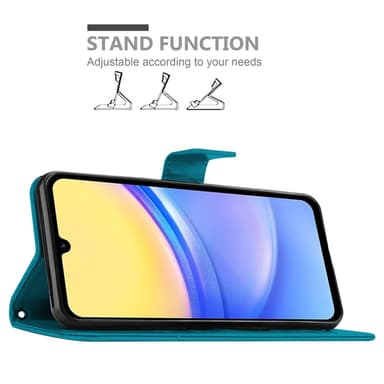 Samsung Galaxy A15 Plånboksfodral Skal (Blå)