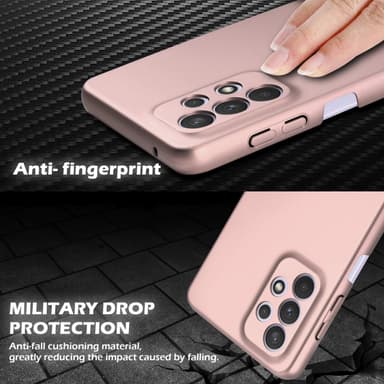 Samsung Galaxy A33 5G Skal Fodral Case (Rosa)