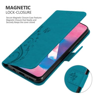 Samsung Galaxy M30 / A40s Plånboksfodral Skal (Blå)