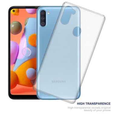 Samsung Galaxy A11 / M11 Skal Fodral Case (Transparent)