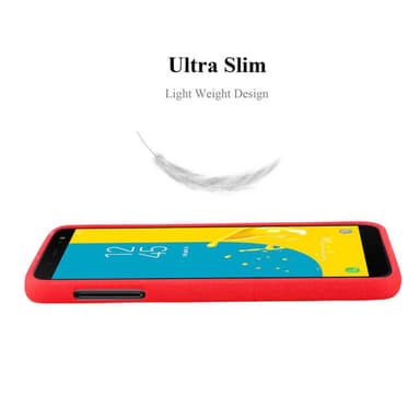 Skal Samsung Galaxy J6 2018 Fodral Case (Röd)