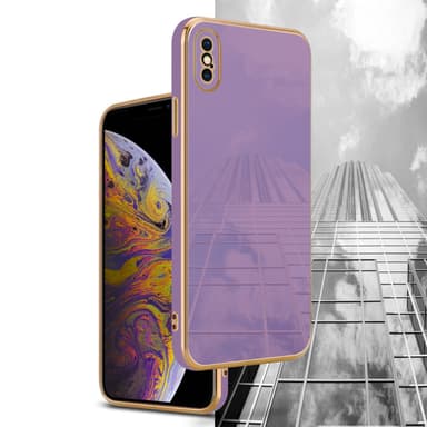 iPhone X / XS Skal Fodral Case (Lila)