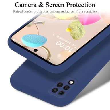 LG K42 Skal Fodral Case (Blå)