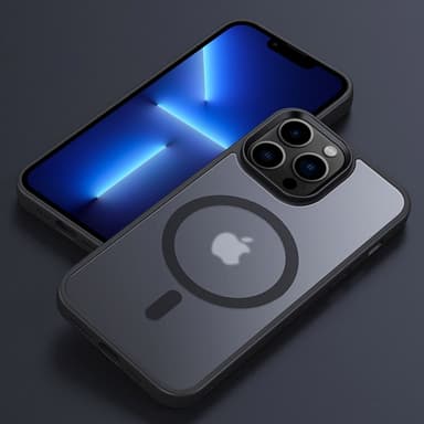 iPhone 13 PRO Skal Fodral kompatibel MagSafe (Svart)
